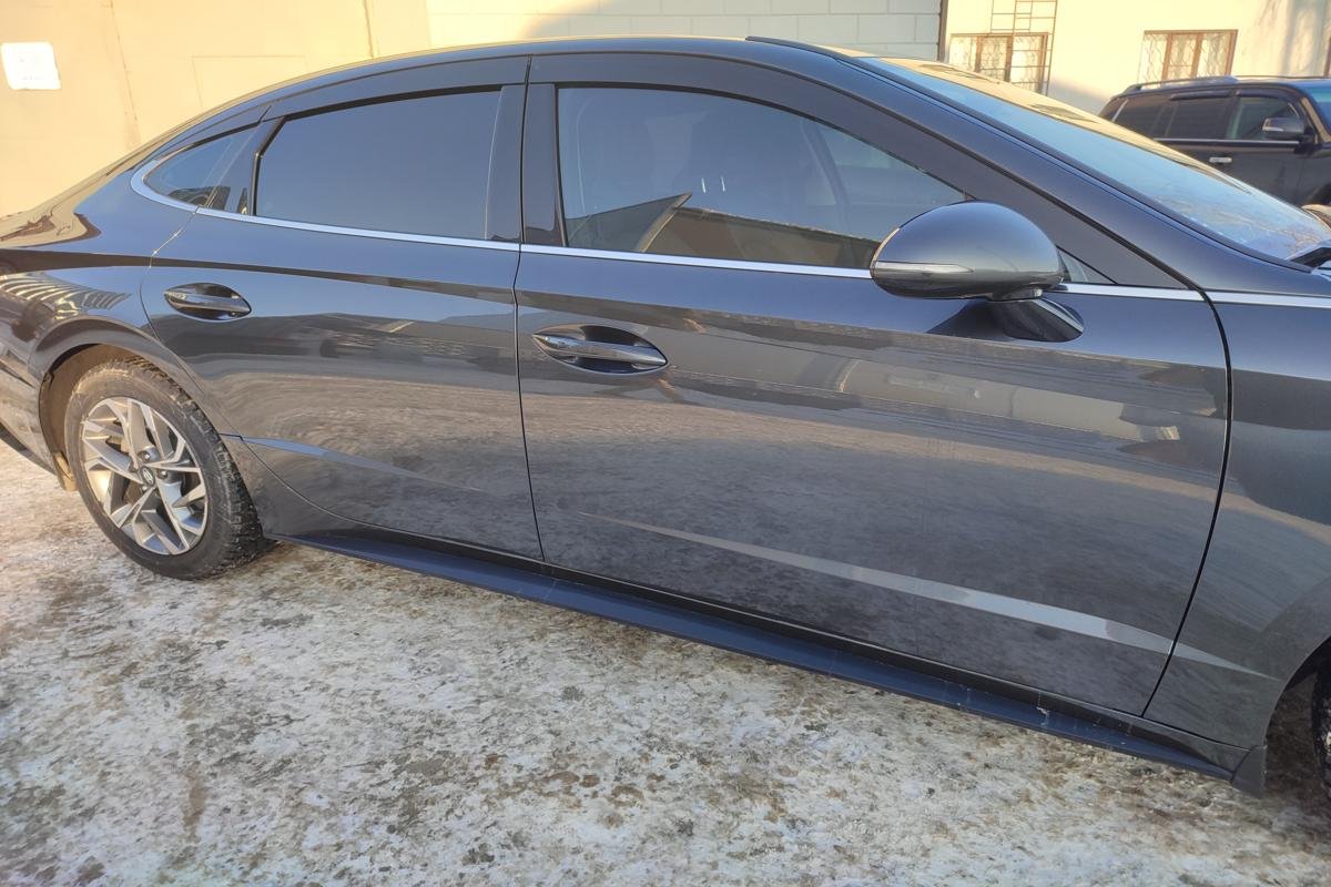 Дефлекторы окон 2D 6 шт для Hyundai Sonata VIII (DN8)