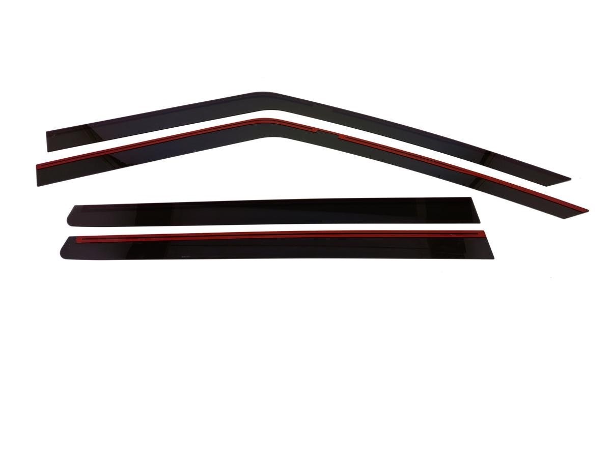 Дефлекторы окон 2D 4 шт для Skoda Fabia II