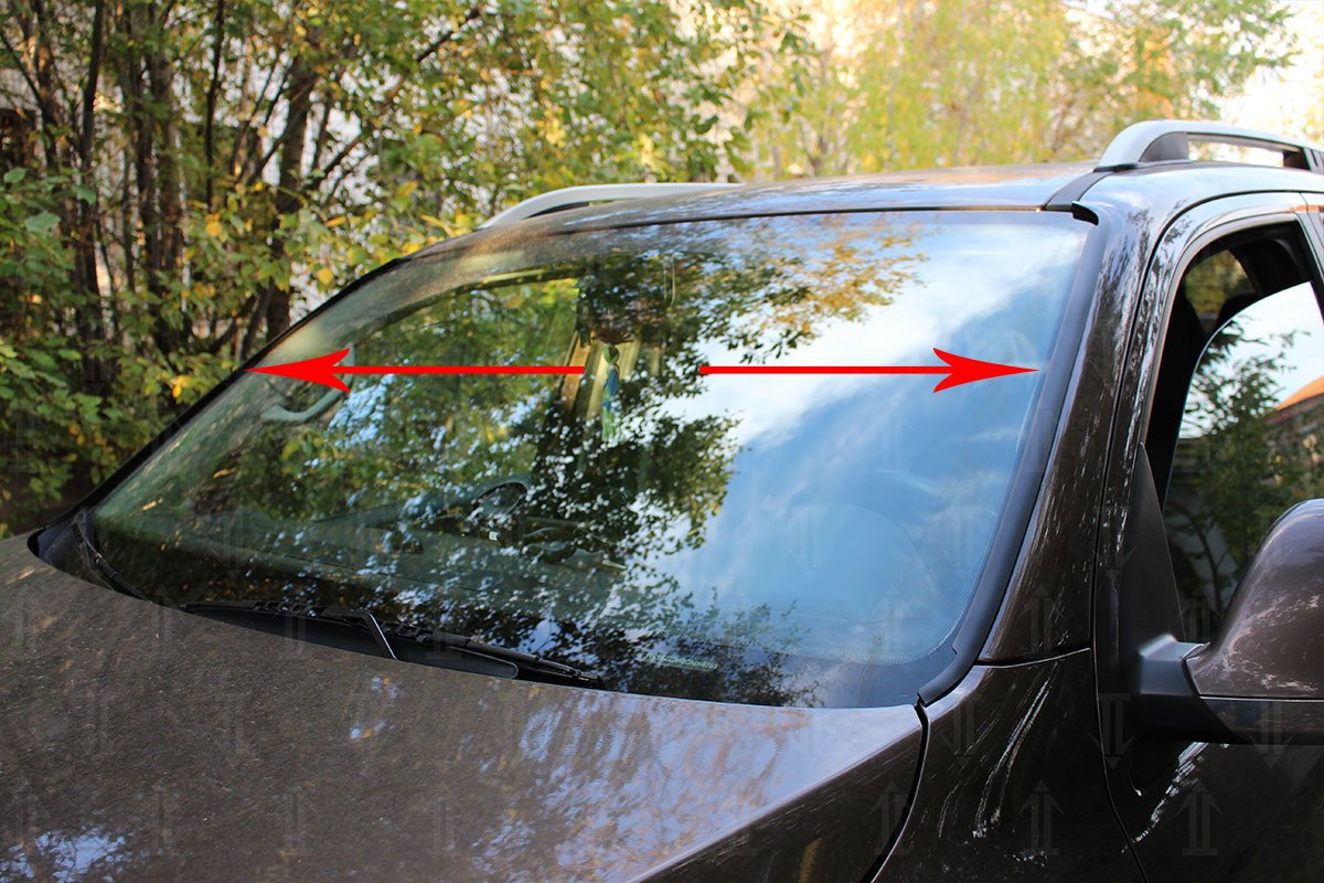 Дефлектор (водосток) лобового стекла для Volkswagen Amarok I Рестайлинг