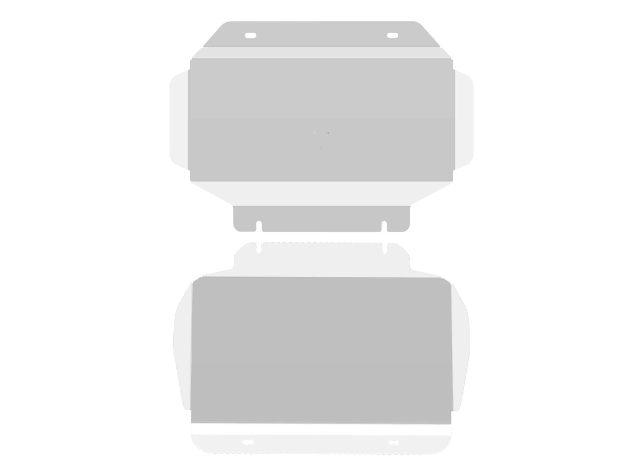Защита картера (2 части) для Chevrolet Tahoe III  Alfeco ALF3701AL4