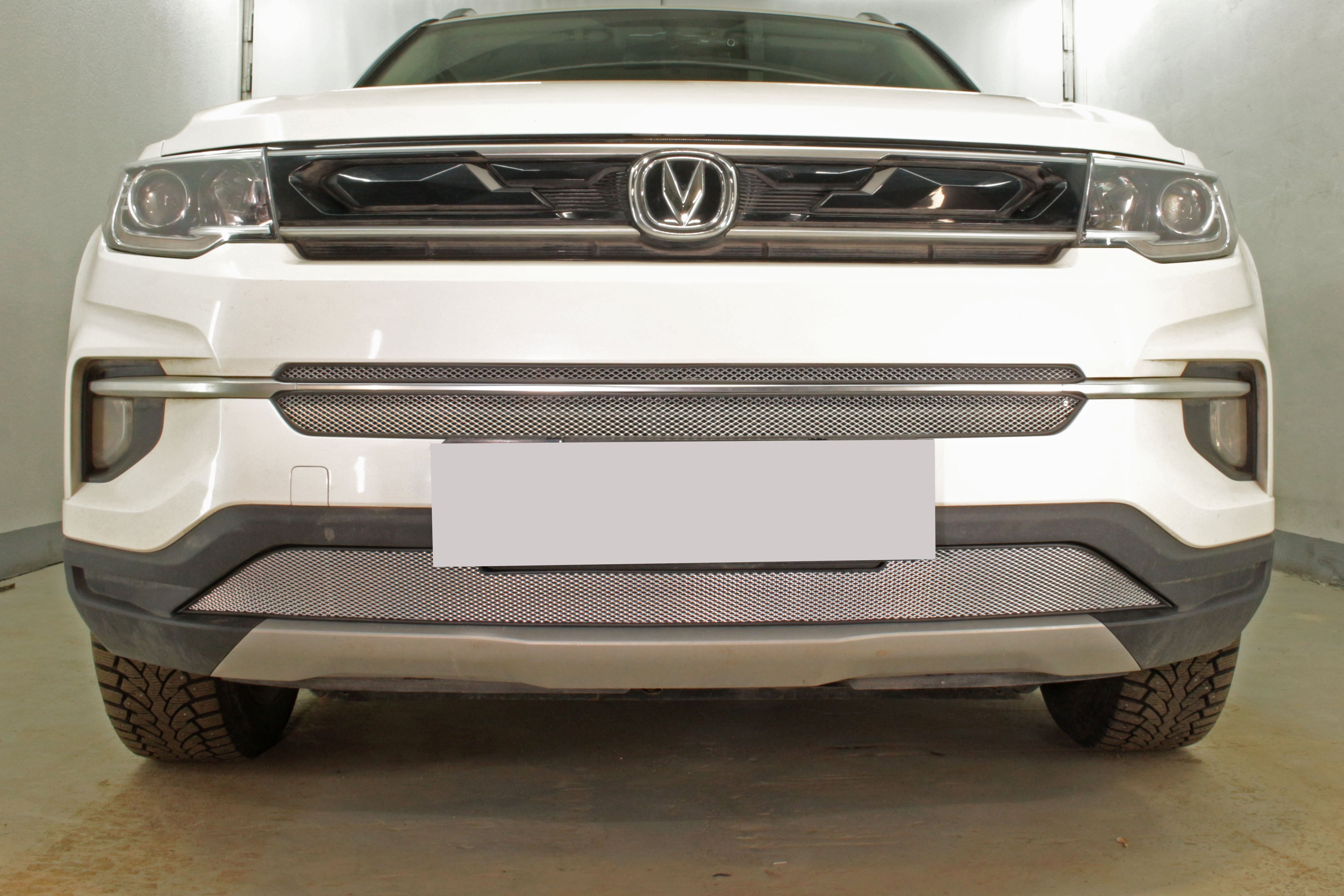 Защитная сетка радиатора верх 2 части для Changan CS35PLUS I