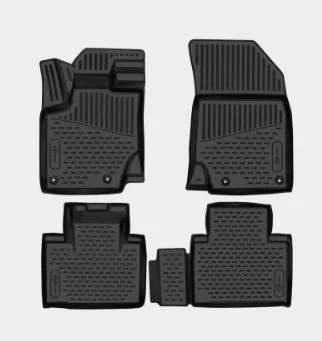 Коврики 3D в салон полиуретан 4шт для Geely Atlas Pro Черный FORMAT FORMAT.3DAN0177210k