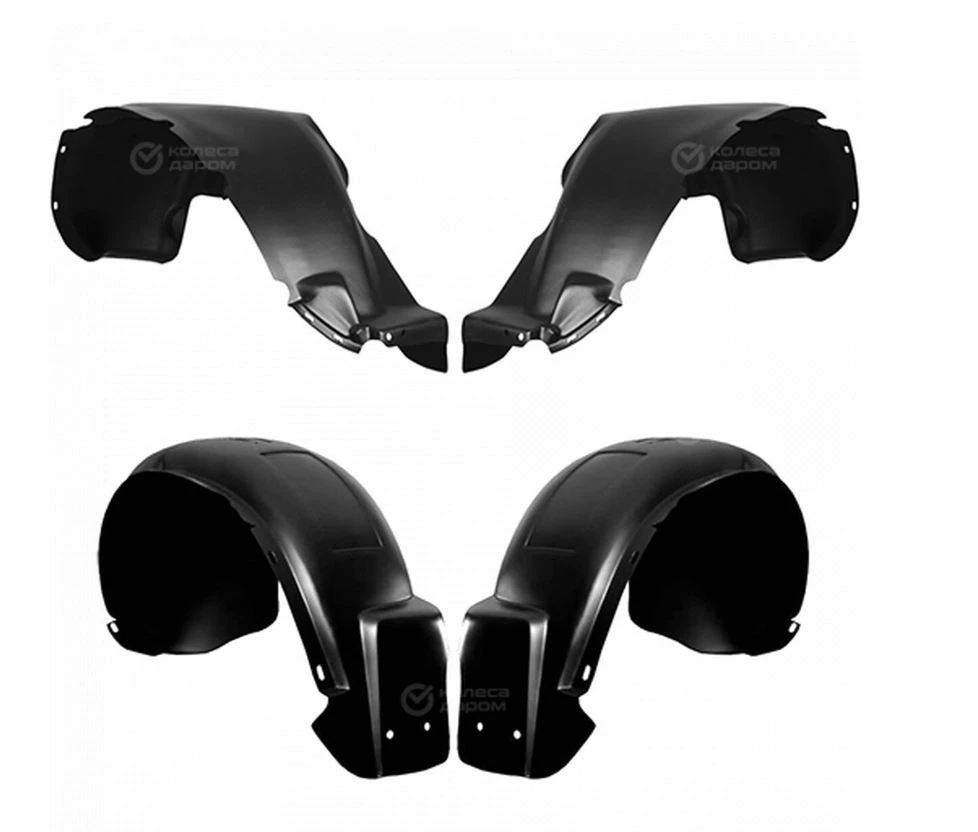 Комплект подкрылков 4шт. для Mitsubishi Pajero Sport III