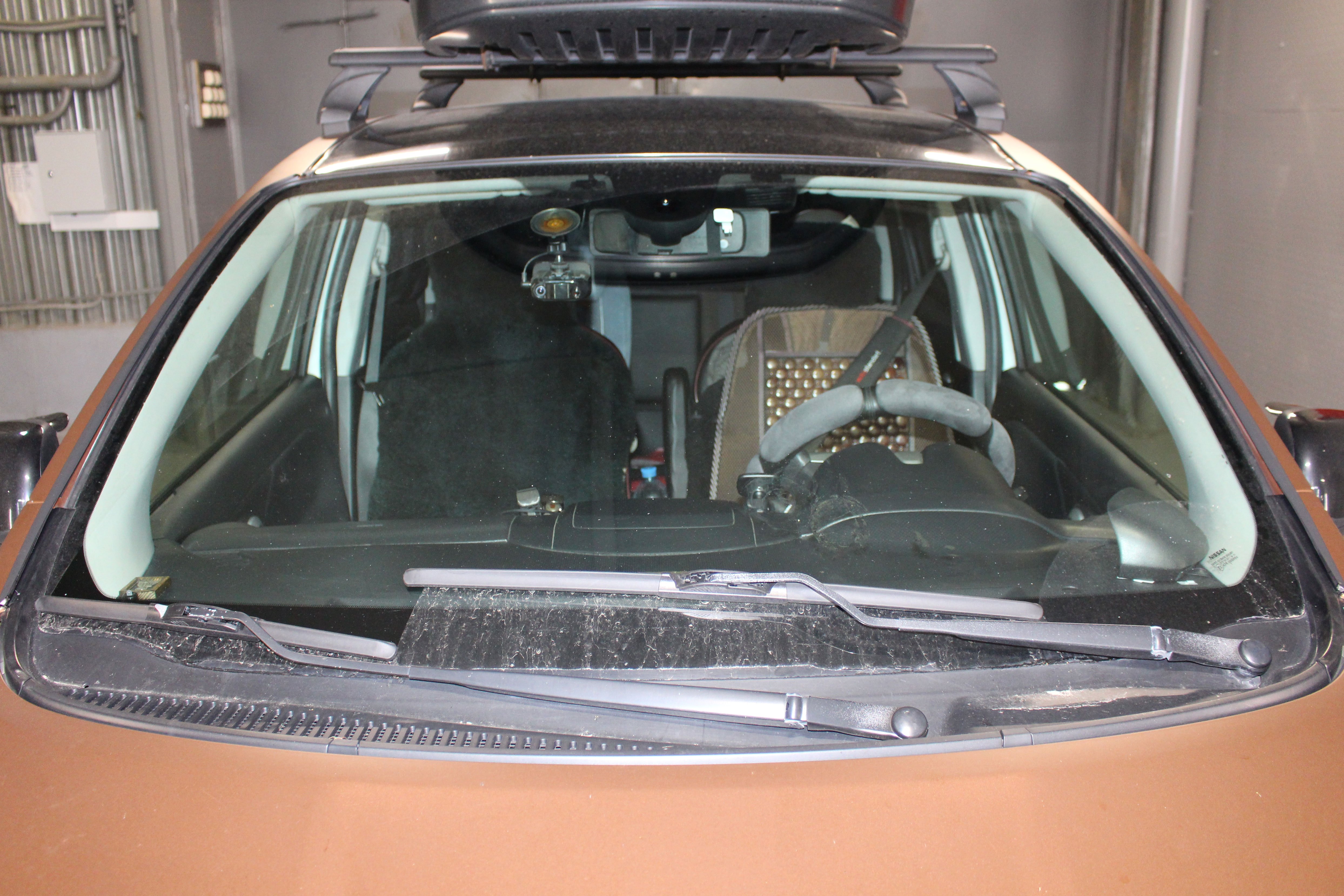 Дефлектор (водосток) лобового стекла для Nissan Note I