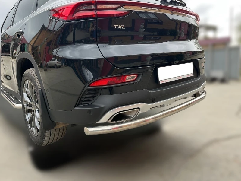 Защита заднего бампера d53 мм для EXEED TXL I  Юко CHETXL.20.11