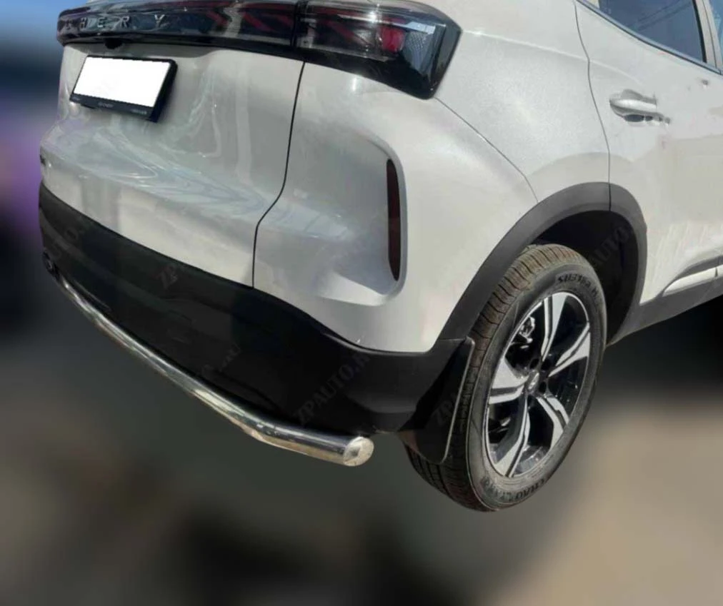 Защита заднего бампера d60 мм для Chery Tiggo 4 I Рестайлинг 2  Юко CHTGR.4.24.11