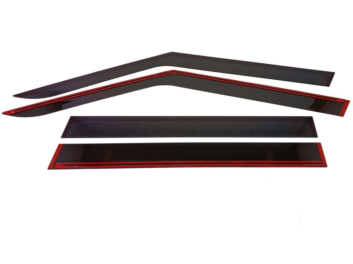 Дефлекторы окон 2D 4 шт для Skoda Yeti I