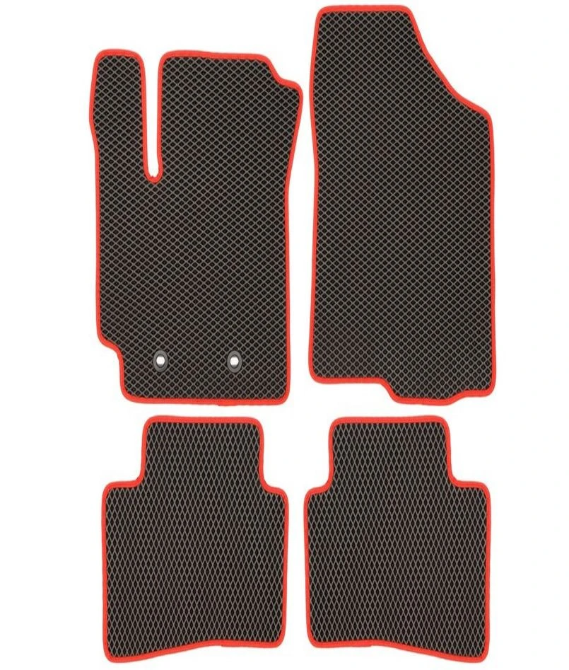 EVA коврики в салон 4шт для Kia Seltos I Черный