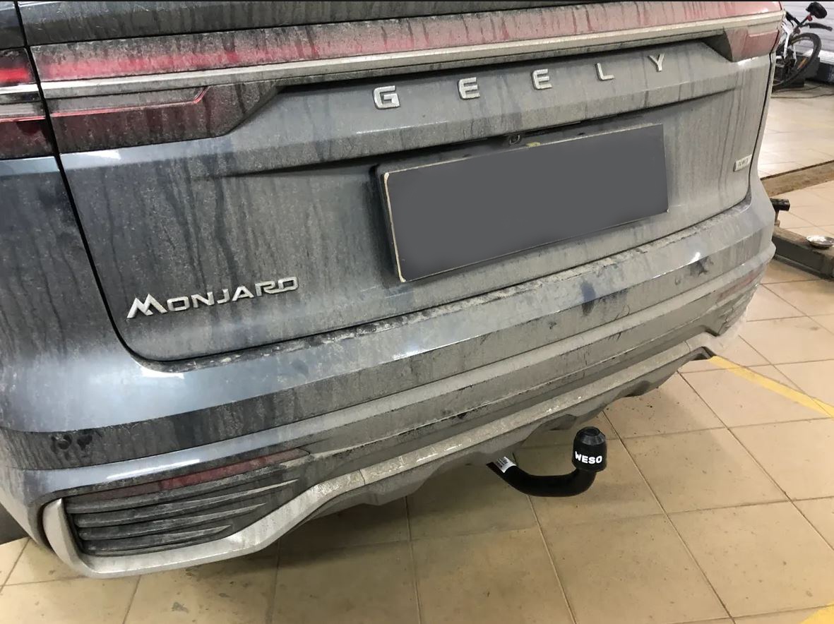 Фаркоп Oris c типом шара D2 ключ для Geely Monjaro I Рестайлинг