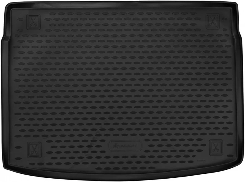 Коврик в багажник для Kia Ceed III Черный Element ELEMENT2567B11