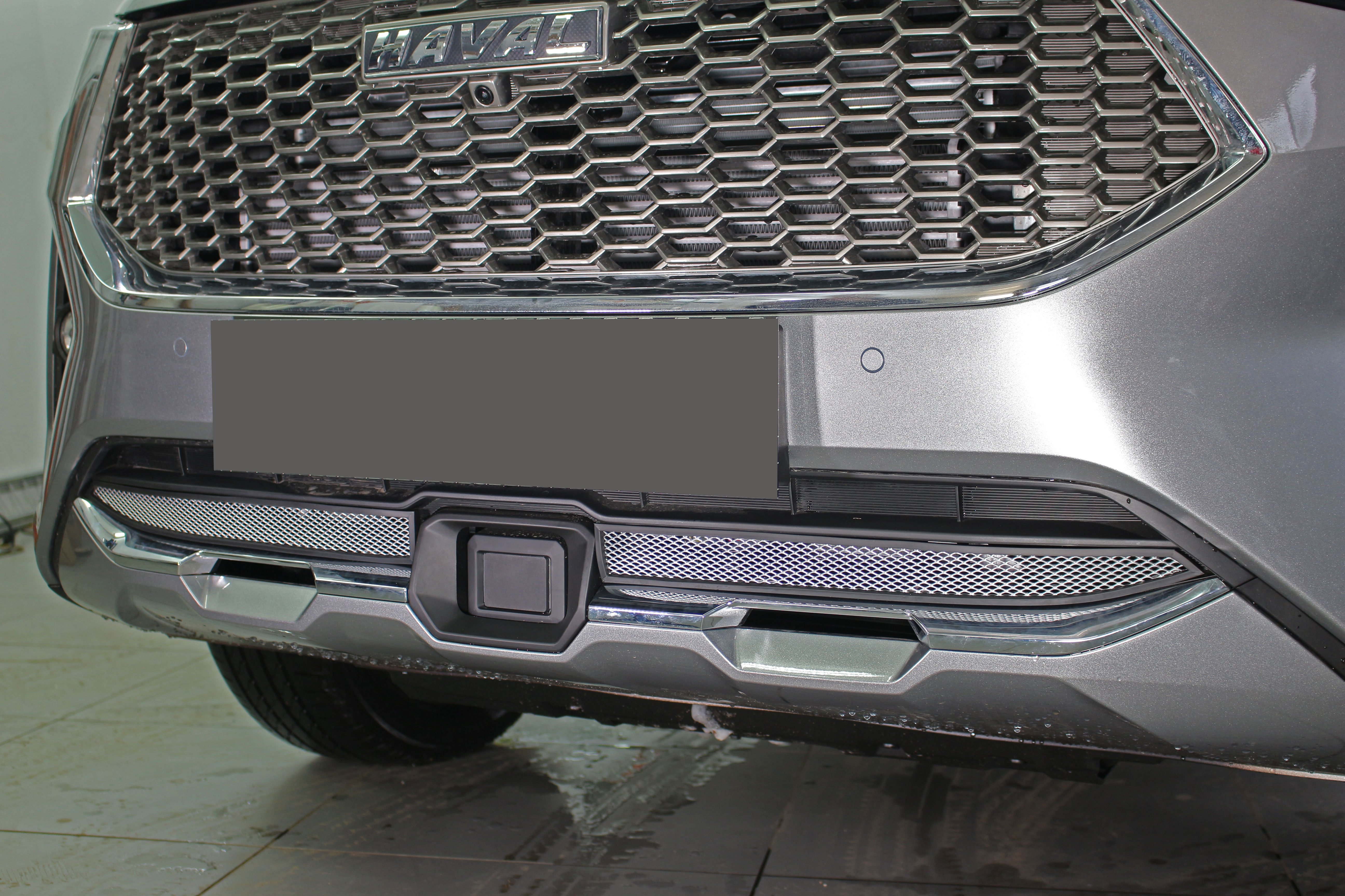 Защитная сетка радиатора низ, с датчиком АСС для Haval F7x I