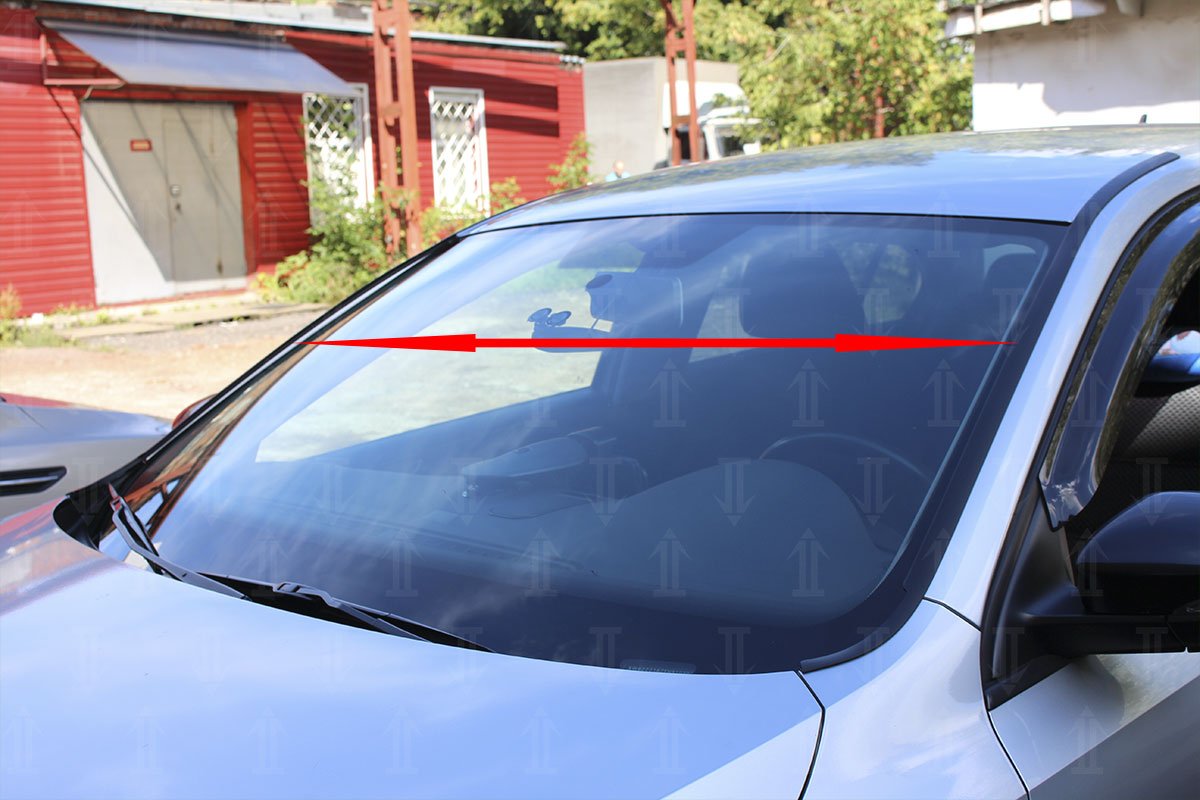 Дефлектор (водосток) лобового стекла для Volkswagen Jetta V