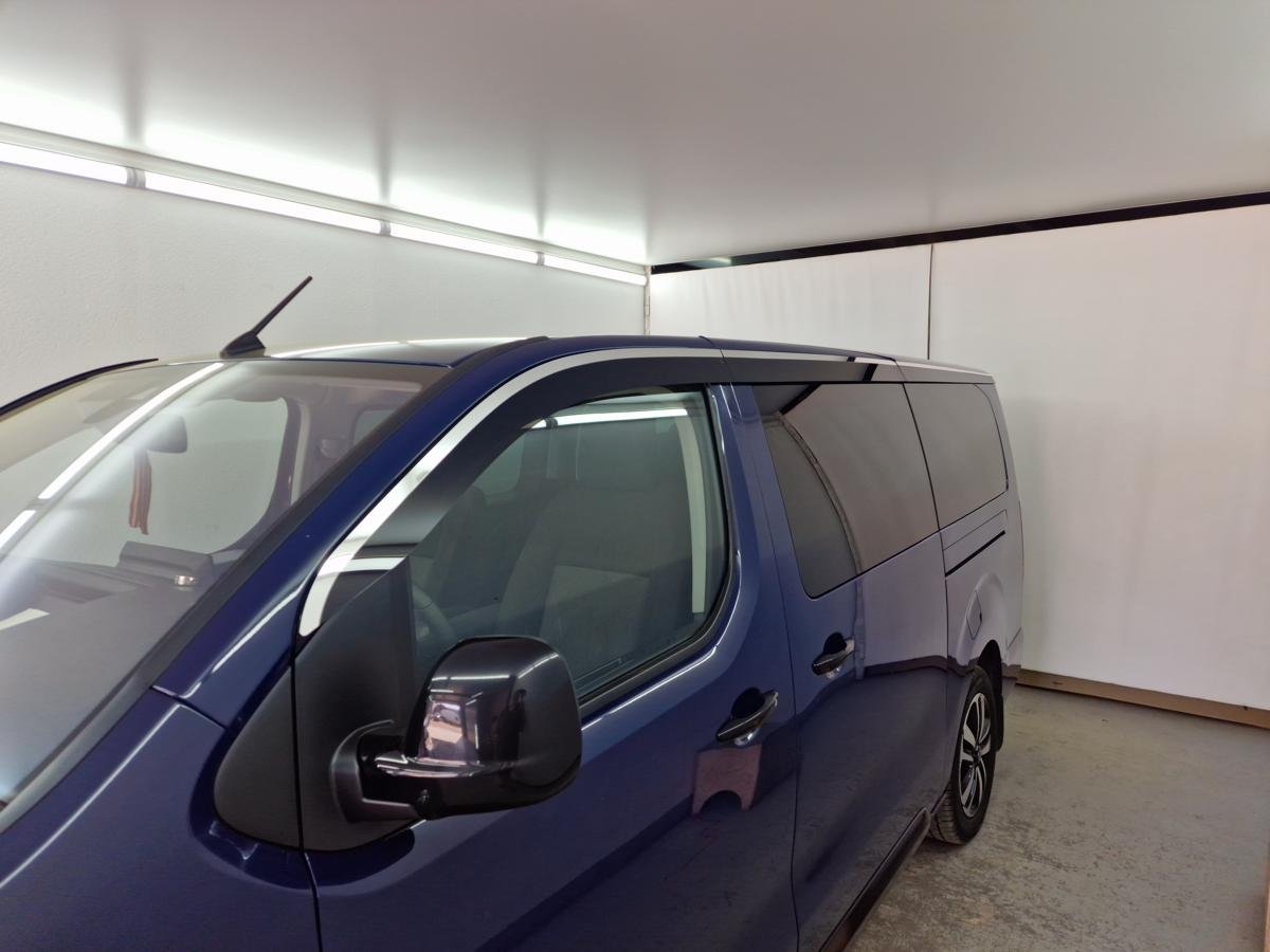 Дефлекторы окон 2D с хром накладками 6 шт. для Citroen SpaceTourer I