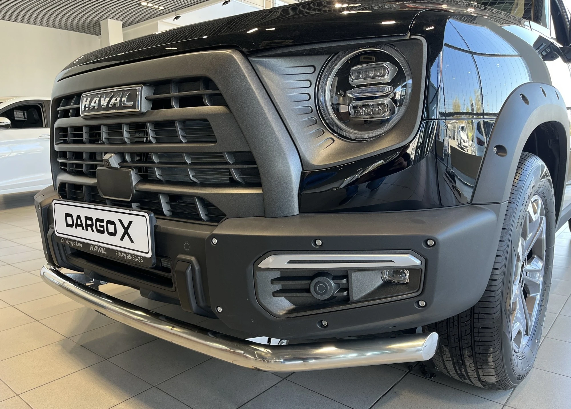 Защита переднего бампера d60 мм для Haval Dargo  Юко HVDX.23.02