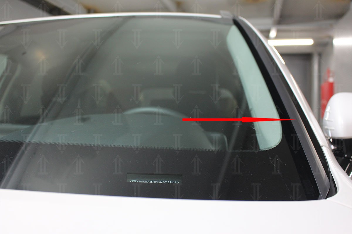 Дефлектор (водосток) лобового стекла для Kia Sorento IV