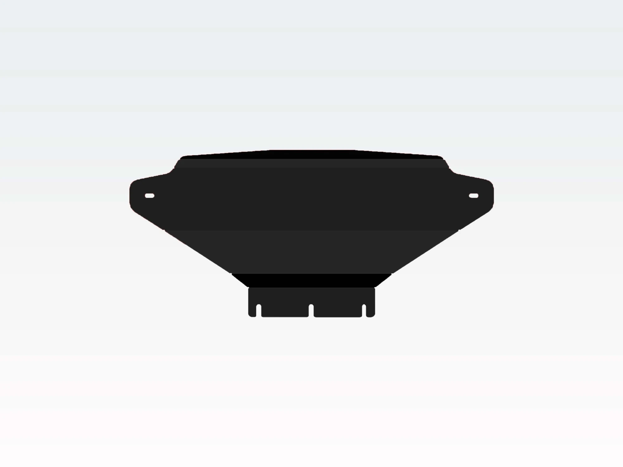 Защита радиатора для Kia Mohave I Рестайлинг 2 Черный