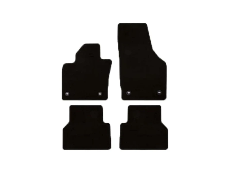 Коврики в салон текстиль Klever Econom 4 шт для Audi Q3 I (8U) Рестайлинг Черный Klever KVR01041901200k