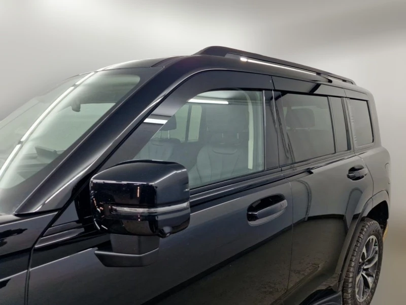 Дефлекторы окон 2D 6 шт. для Haval H9 II Черный Стрелка 11 2D253-6.S11