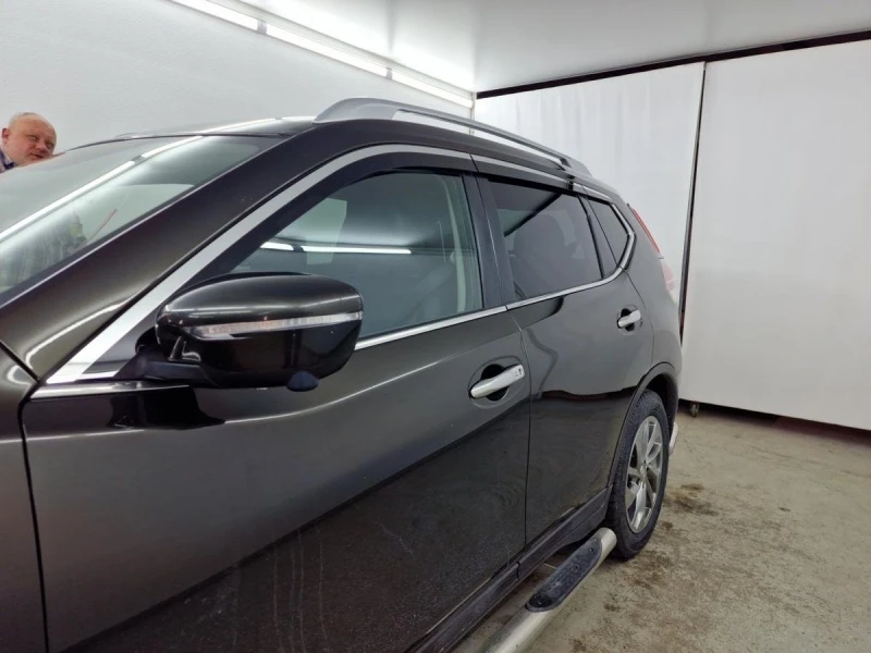 Дефлекторы окон с хром накладками 2D 6 шт для Nissan X-Trail III Хром Стрелка 11 2D176-6С.S11