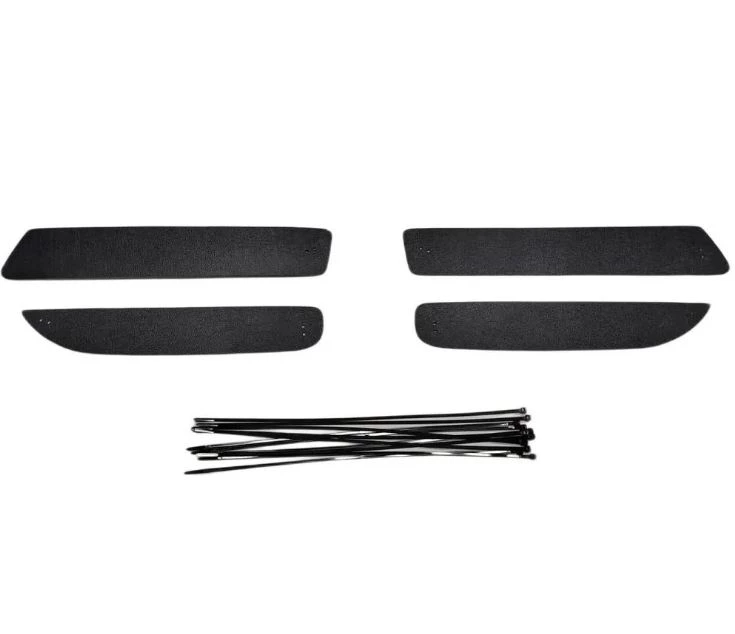 Зимняя заглушка радиатора на стяжке боковая (4 части) для Volkswagen Touareg I Рестайлинг