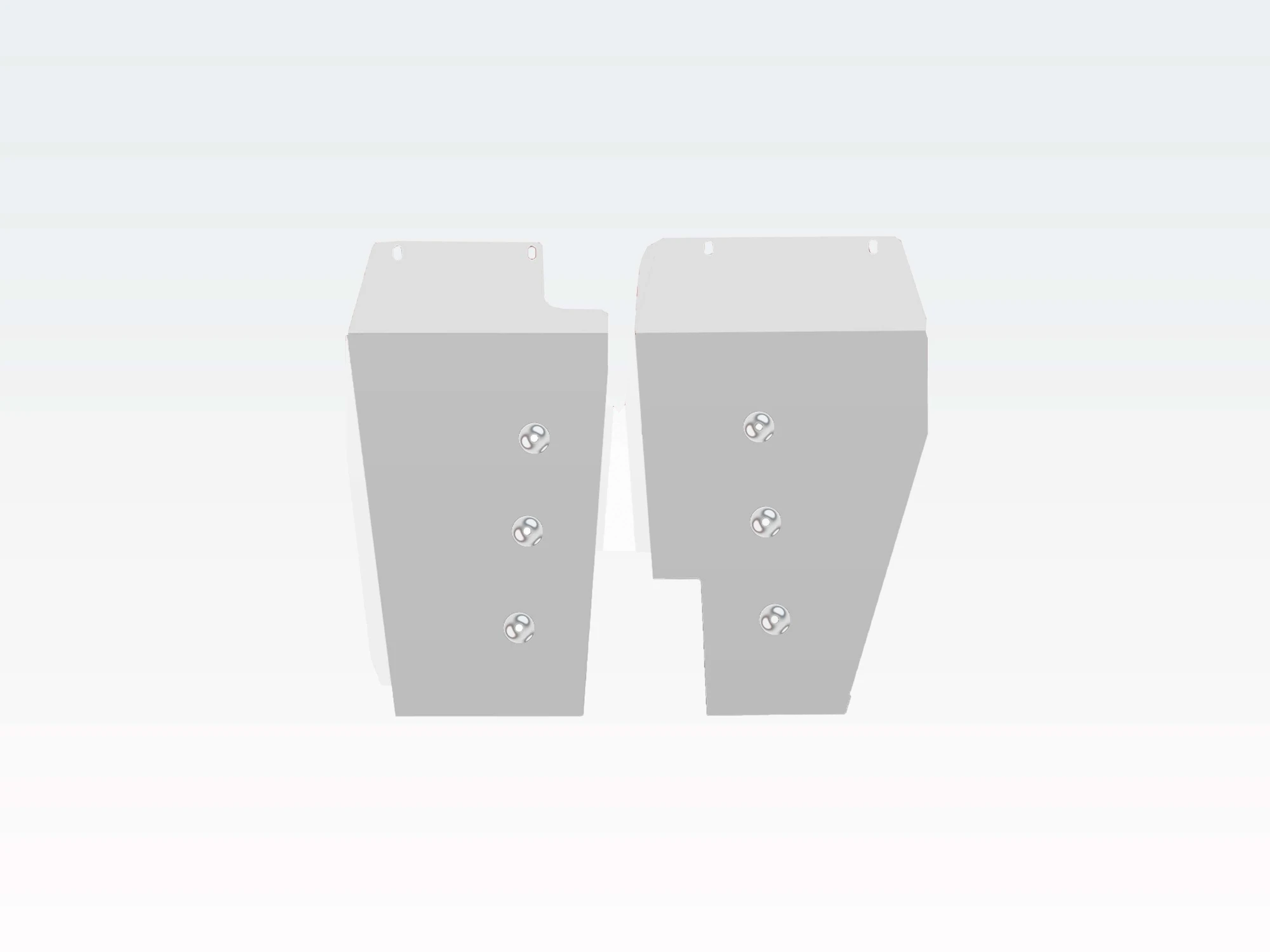 Защита топливных баков (2 части) для Jetour T2