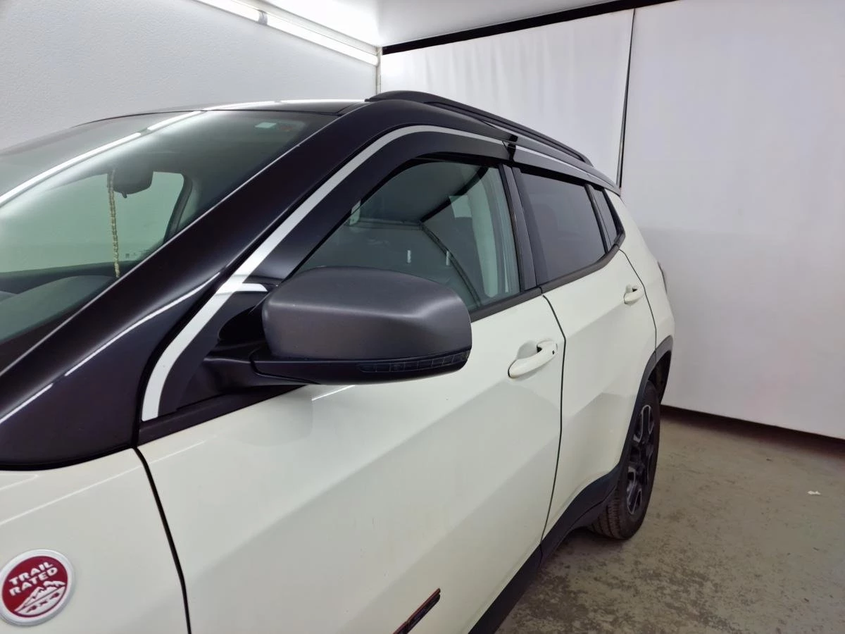 Дефлекторы окон с хром накладками 2D 6 шт для Jeep Compass II Хром