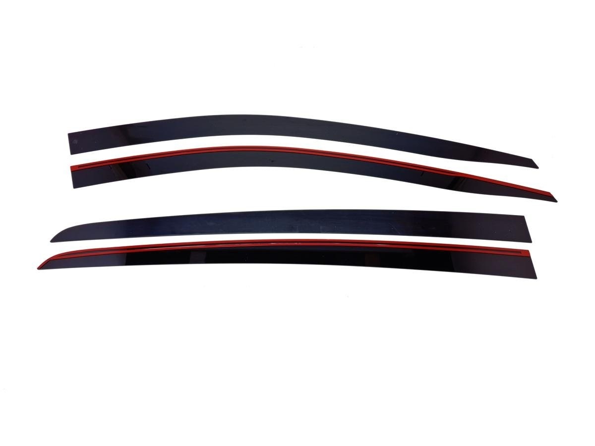 Дефлекторы окон 2D 4 шт. под наклоном для Kia Sportage IV Рестайлинг