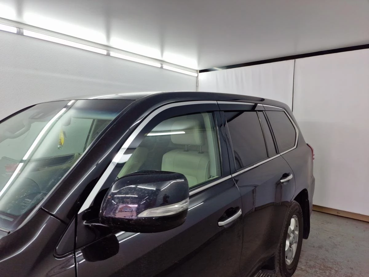 Дефлекторы окон 2D с хром накладками 6 шт. для Lexus LX III Рестайлинг 2