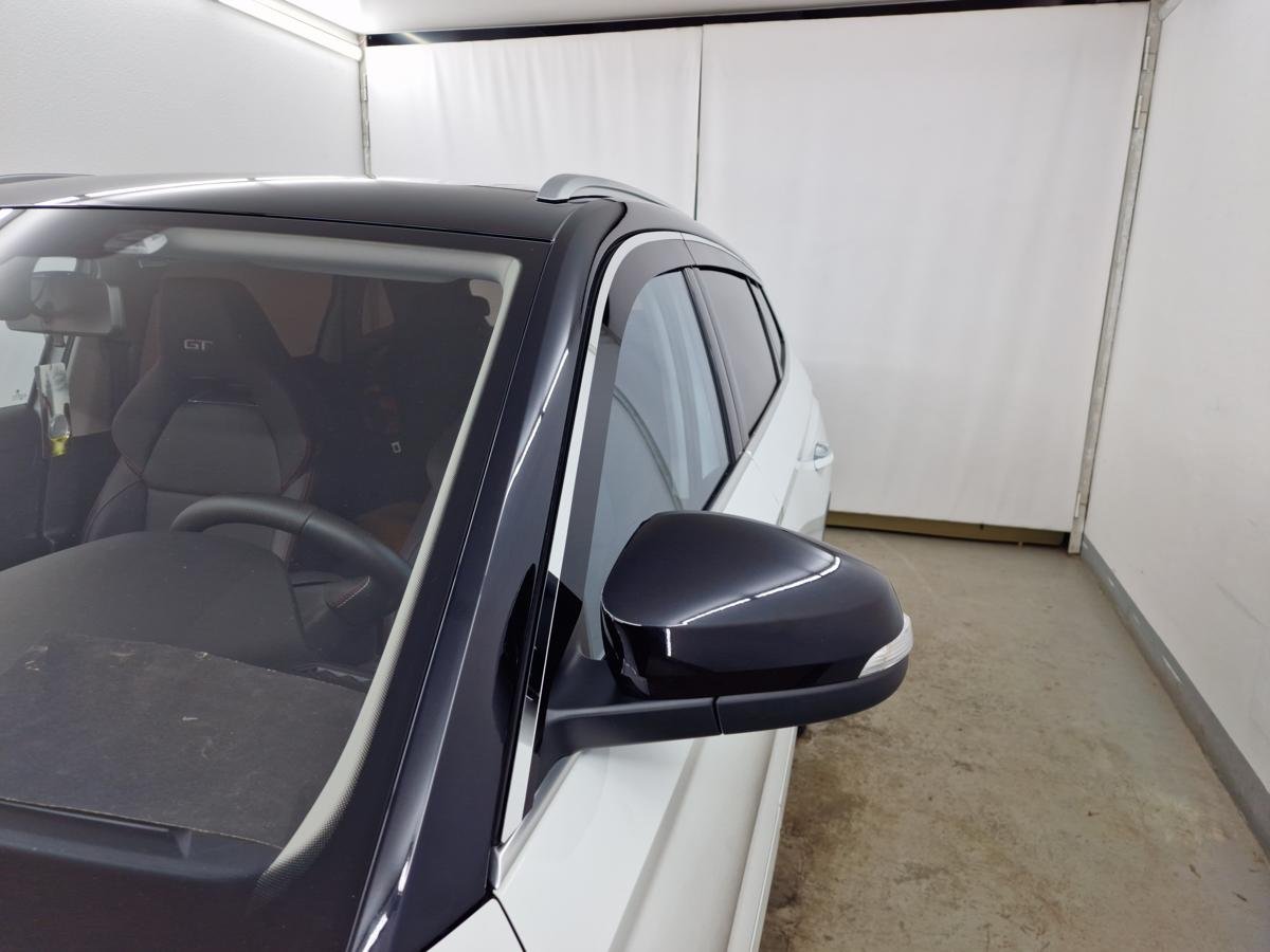 Дефлекторы окон 2D с хром накладками 6 шт. для Skoda Kamiq I