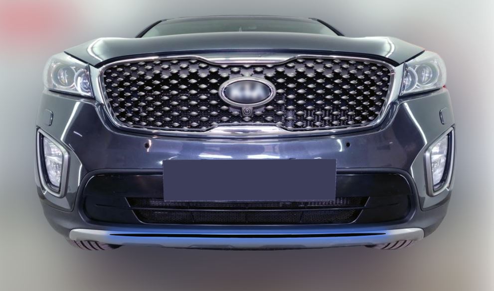 Накладка на передний бампер для Kia Sorento III Prime