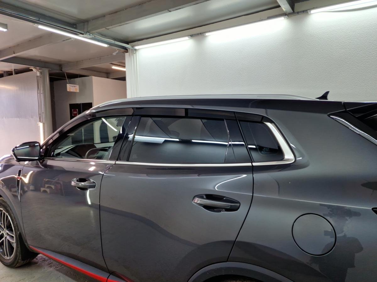 Дефлекторы окон 2D 6 шт для Changan CS55PLUS I Рестайлинг