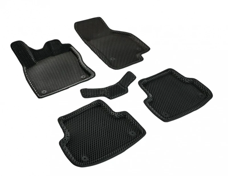 Коврики 3D EVA "РОМБ" для салона для Audi A3 III (8V) Черный Seintex 98591