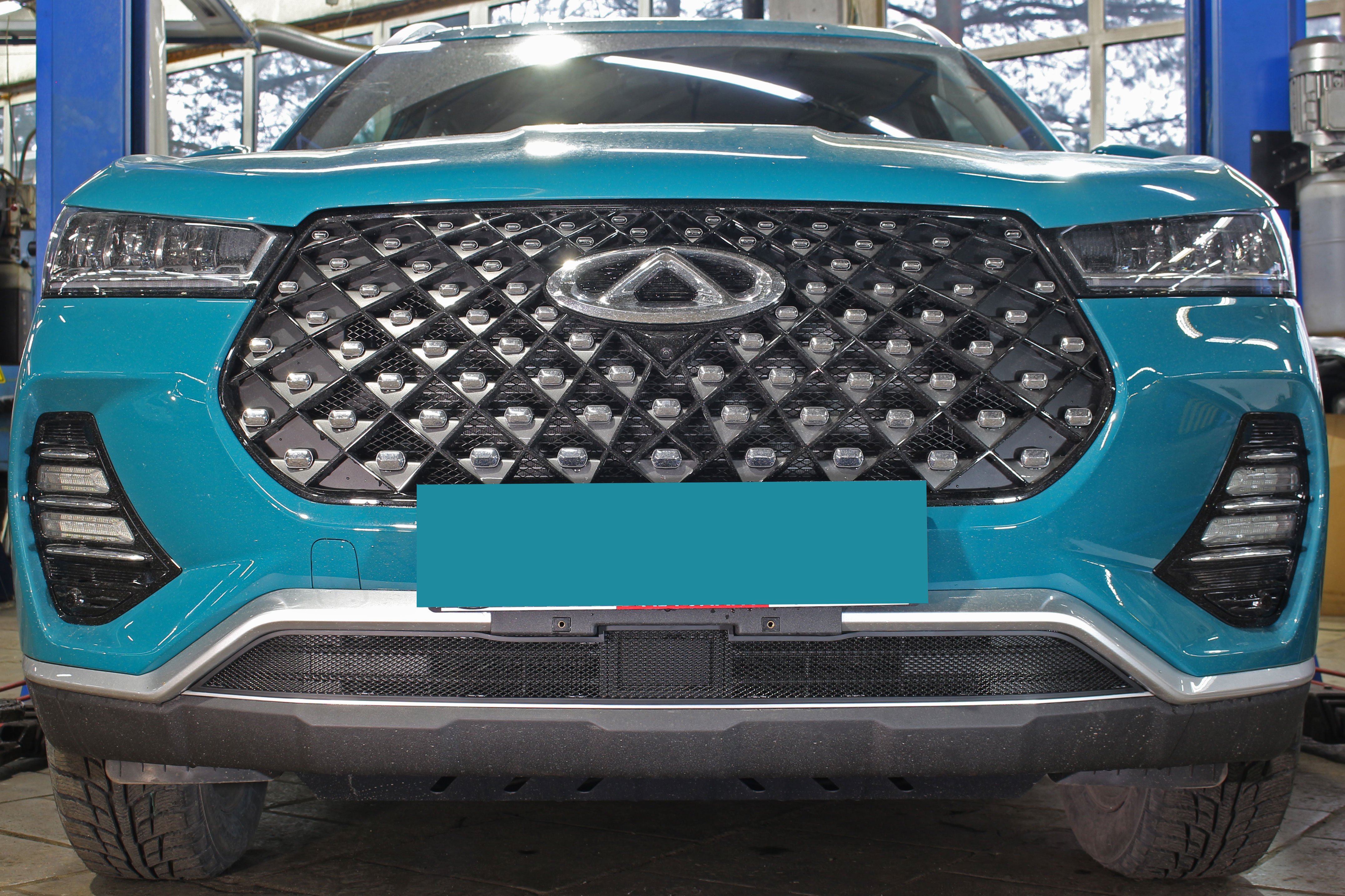 Защитная сетка радиатора низ для Chery Tiggo 7 Pro I