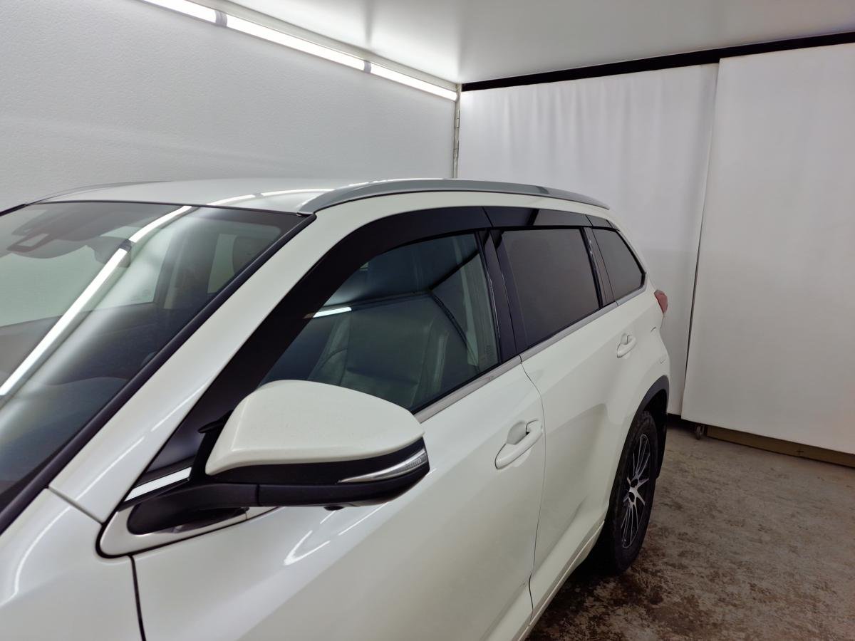 Дефлекторы окон 2D 6 шт. для Toyota Highlander III (U50) Рестайлинг