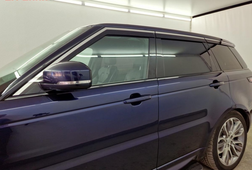 Дефлекторы окон с хром накладками 2D 6 шт для Land Rover Range Rover Sport I