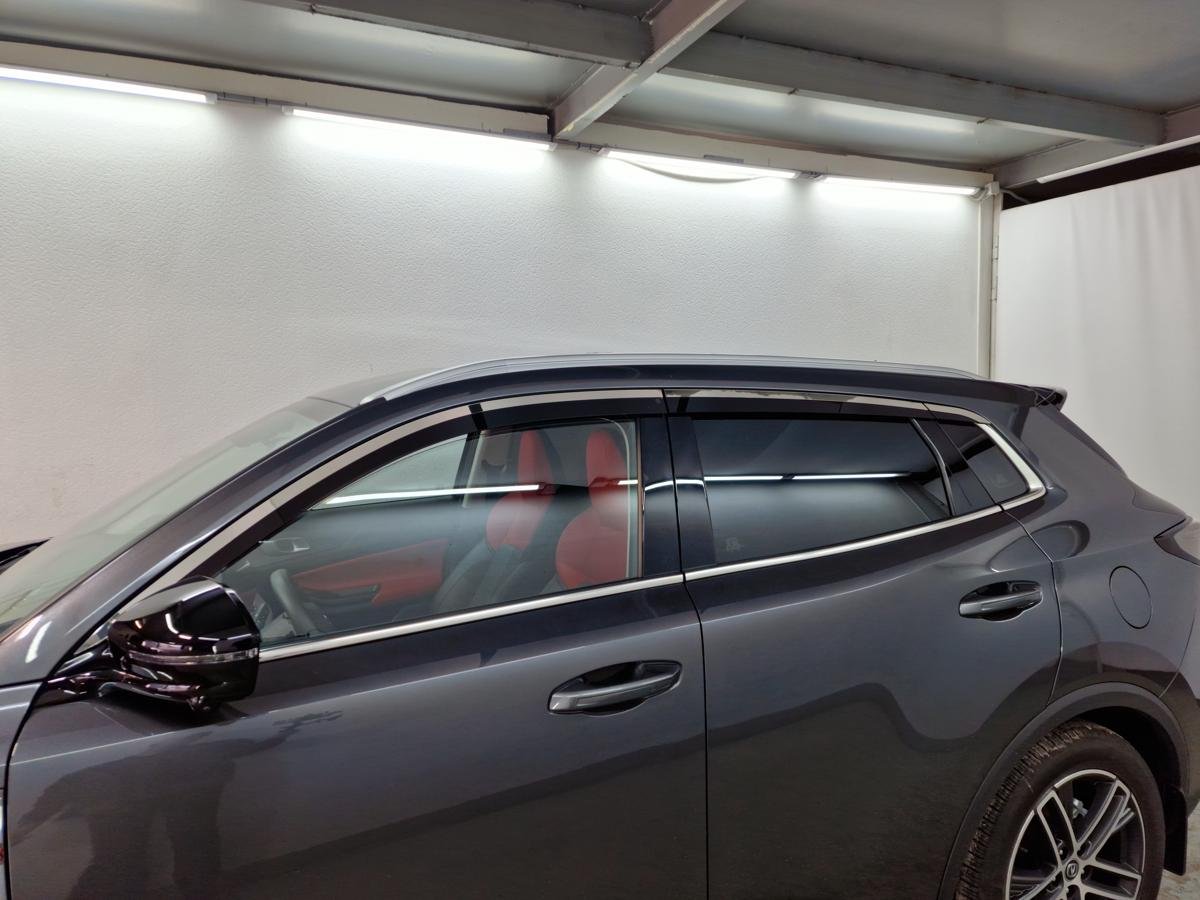 Дефлекторы окон с хром накладками 2D 6 шт для Changan CS55PLUS I Рестайлинг