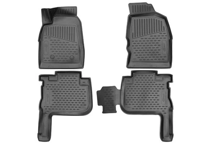 Коврики 3D в салон полиуретан 4шт для Great Wall Wingle 7 Черный FORMAT FORMAT.3DAN0087210k