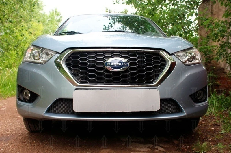 Защитная сетка радиатора низ для Datsun mi-DO Черный Стрелка 11 DATSMIDO.black