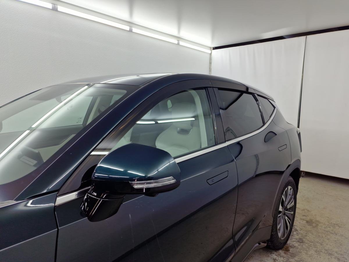 Дефлекторы окон с хром накладками 2D 6 шт для Jetour Dashing