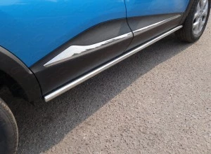 Пороги труба 42,4 мм для Renault Kaptur I