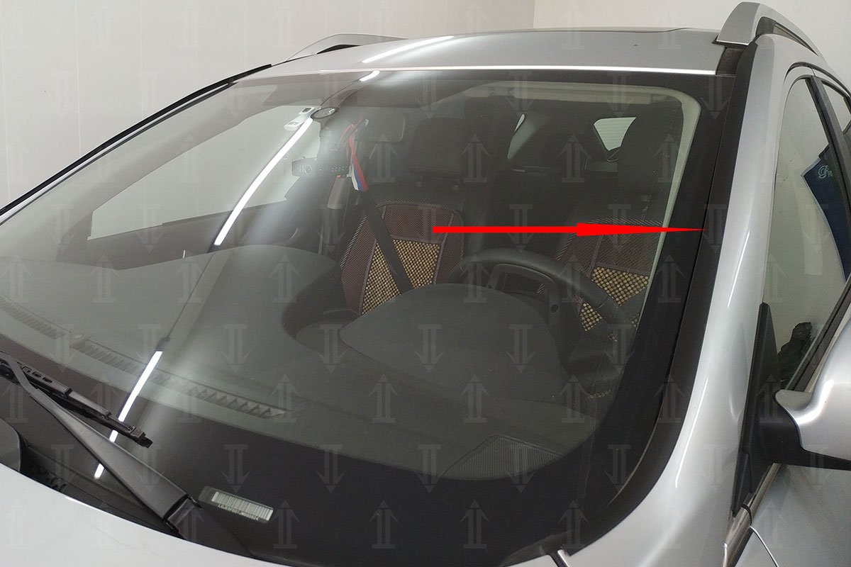 Дефлектор (водосток) лобового стекла для DongFeng AX7 I