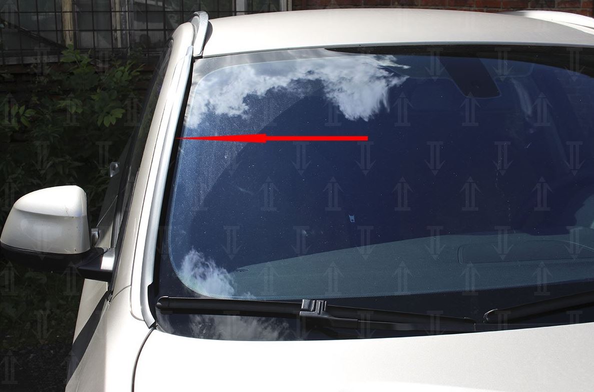 Дефлектор (водосток) лобового стекла для BMW X3 II (F25) Рестайлинг