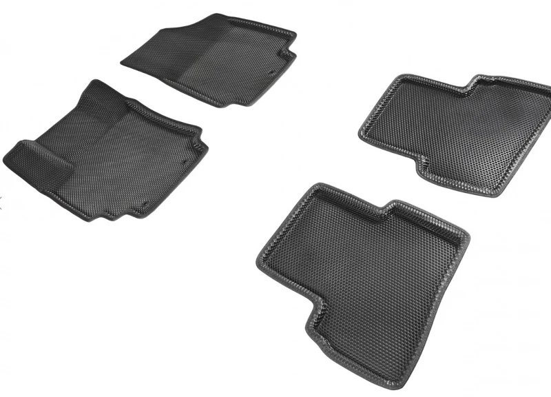 Коврики 3D EVA "СОТА" для Hyundai Creta I Черный Seintex 95161