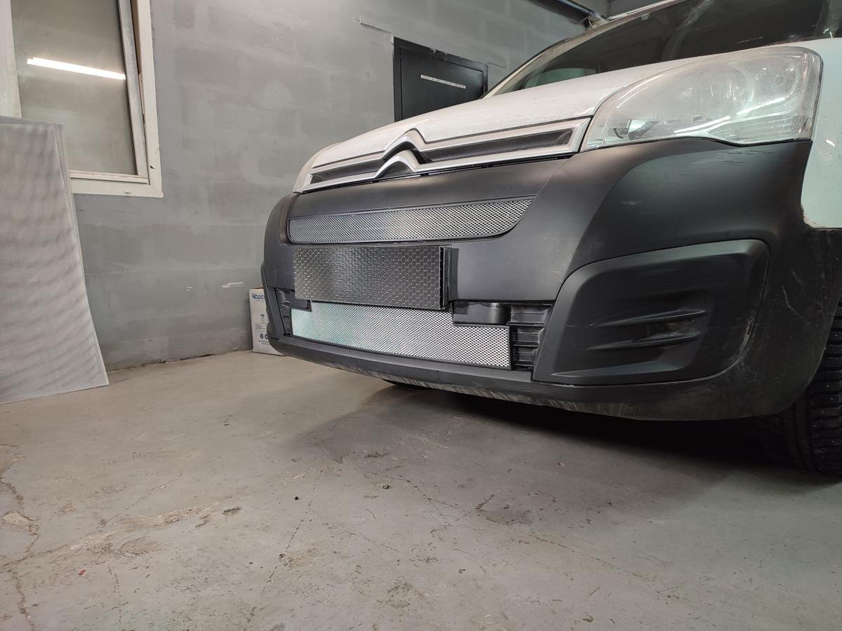 Защитная сетка радиатора низ для Citroen Berlingo II Рестайлинг 2