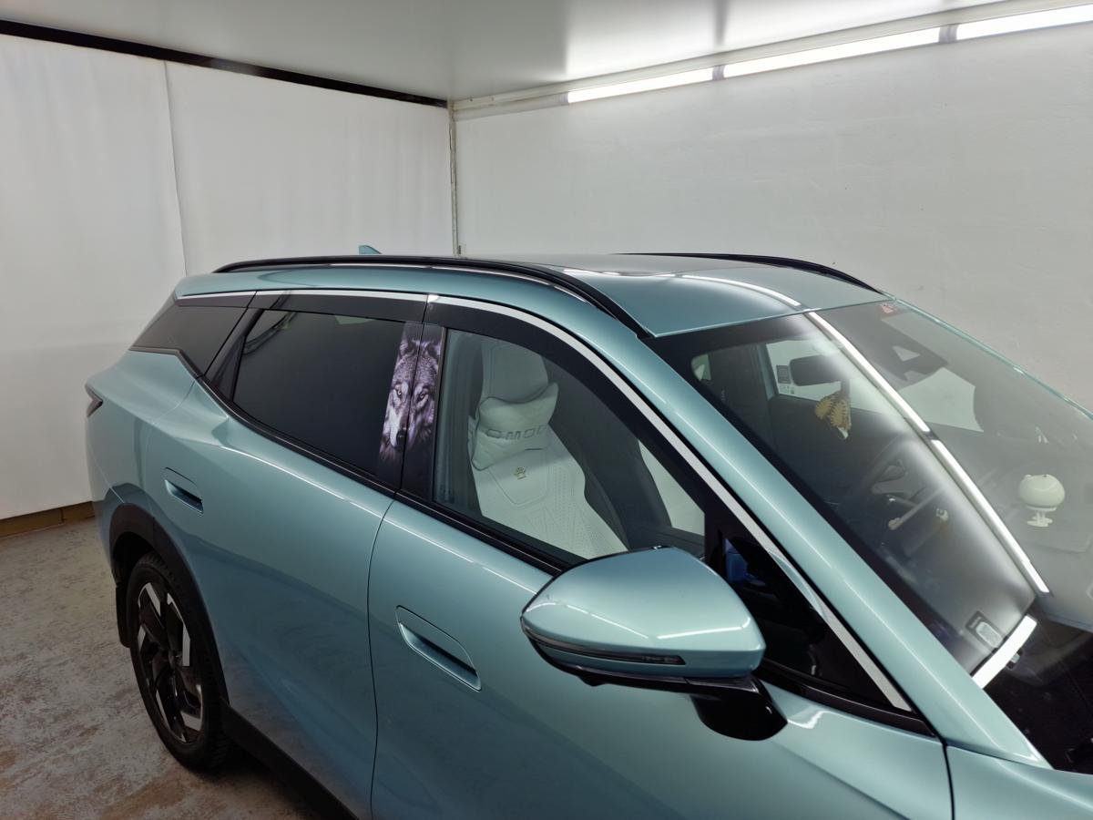 Дефлекторы окон 2D с хром накладками 6 шт. для Omoda C7 I