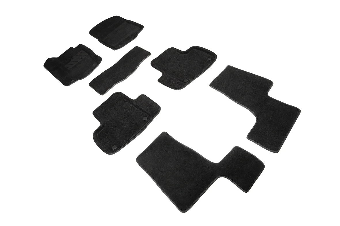 Коврики 3D ВОРС в салон для Mercedes-Benz GL-Класс AMG Черный