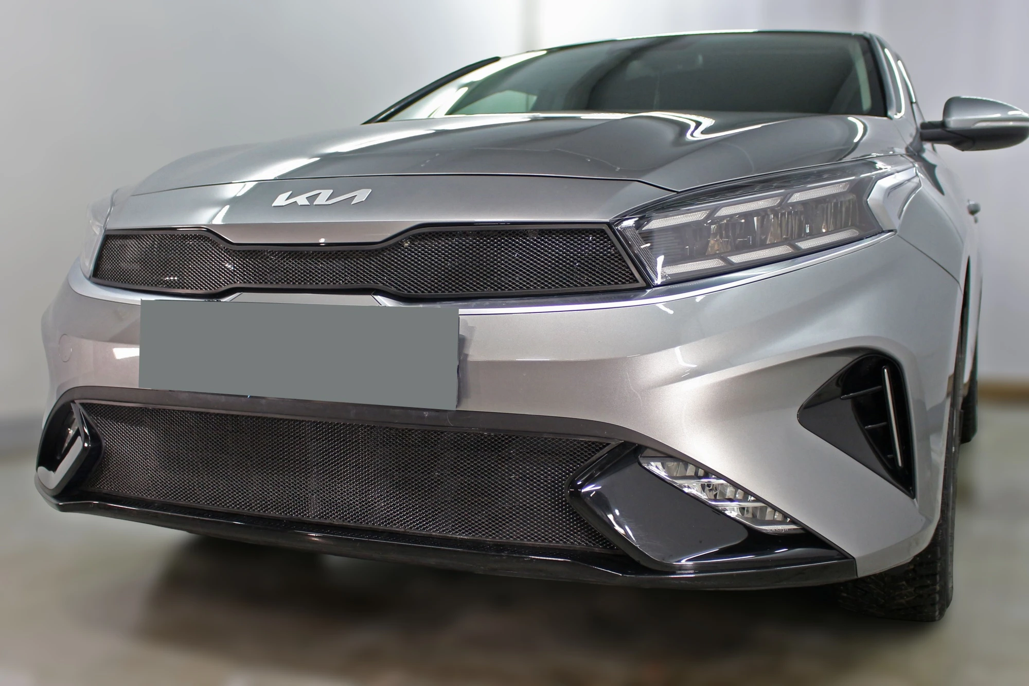 Комплект сеток black верх и низ для Kia Cerato IV Рестайлинг