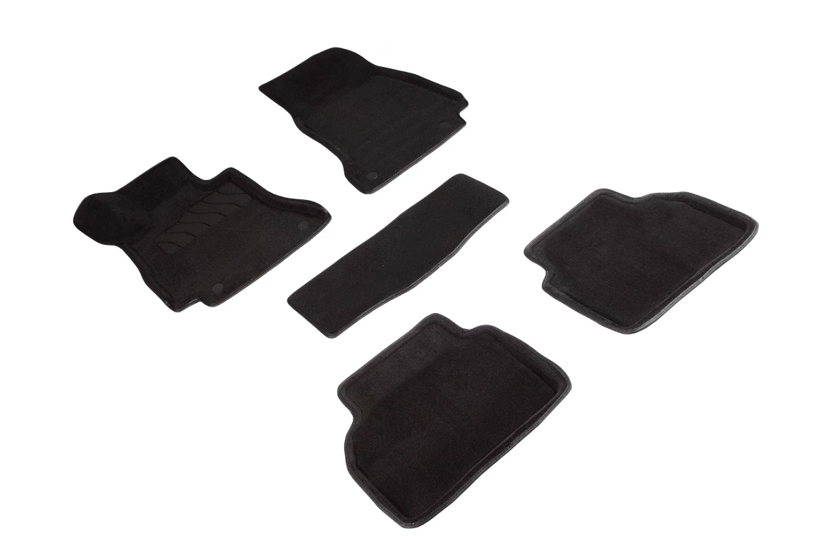 Коврики 3D ВОРС в салон для Mercedes-Benz CLS AMG III (C257) Черный