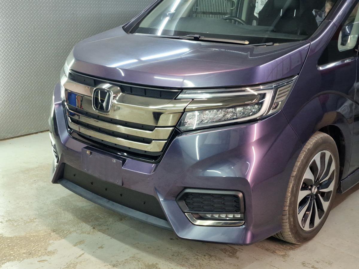 Зимняя заглушка радиатора к съемной сетке верх 5 частей для Honda Stepwgn V Рестайлинг