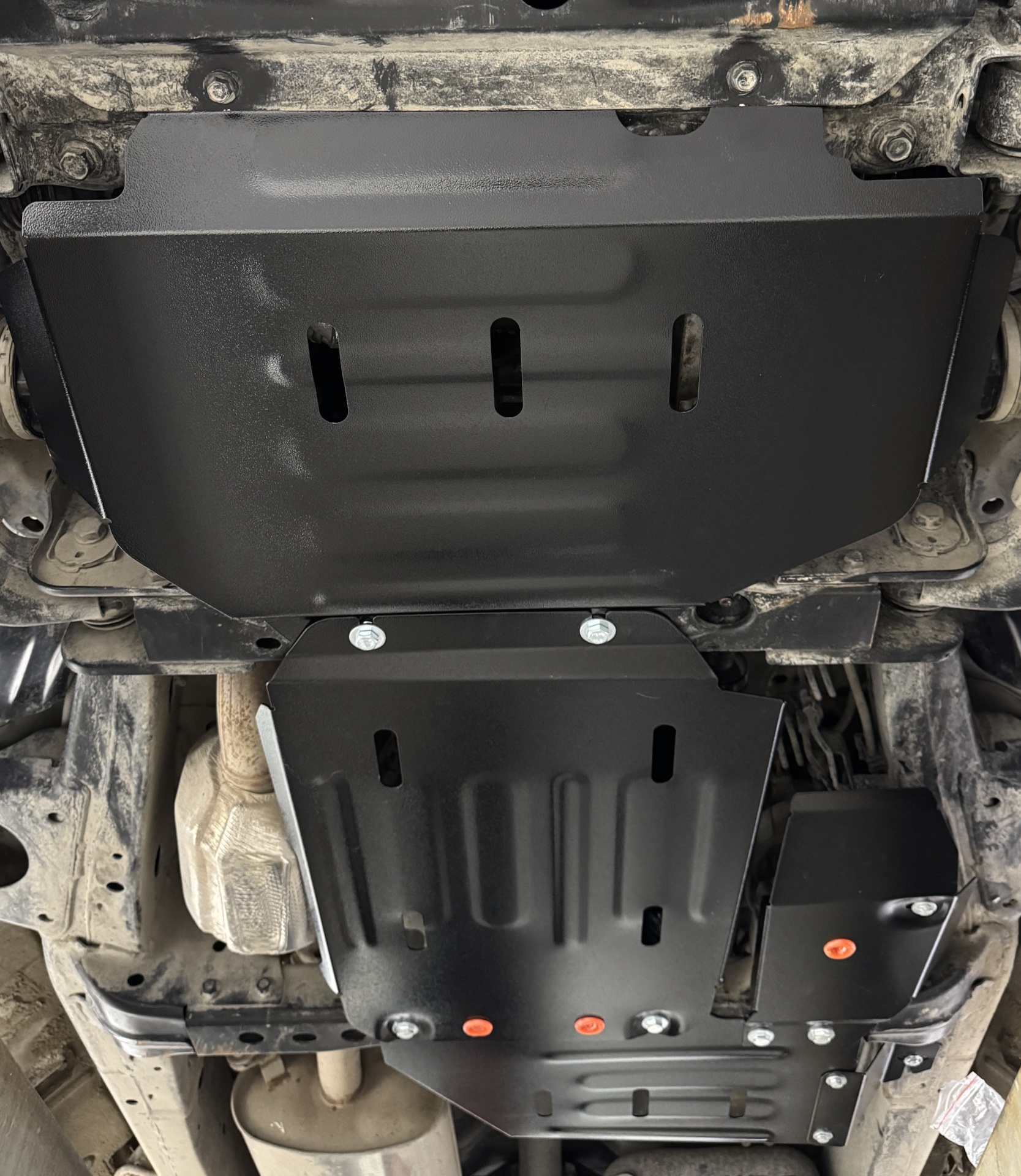 Комплект защиты (редуктор переднего моста, кпп и РК (4 части)) для Great Wall Poer King Kong I